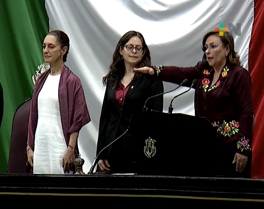 ¡Histórico! Rocío Nahle rinde protesta como gobernadora de Veracruz